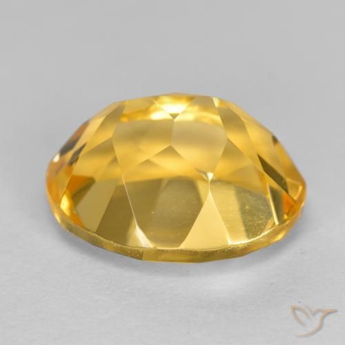 3.60克拉天然黄水晶，椭圆形，VVS