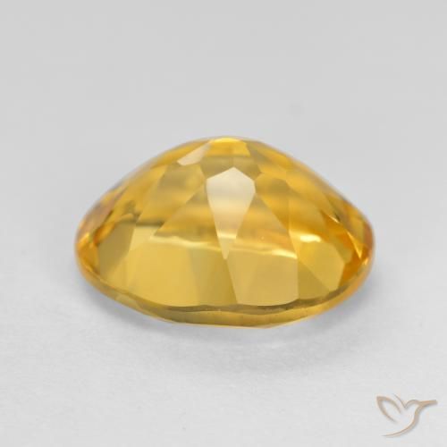 3.44克拉天然黄水晶，椭圆形，VVS