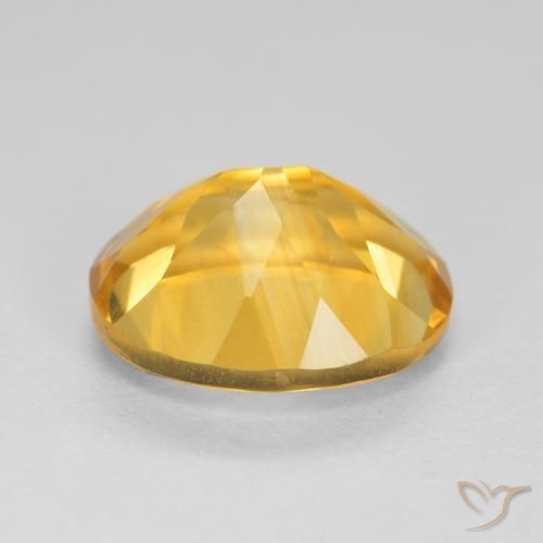 3.50克拉天然黄水晶，椭圆形，VVS-VS