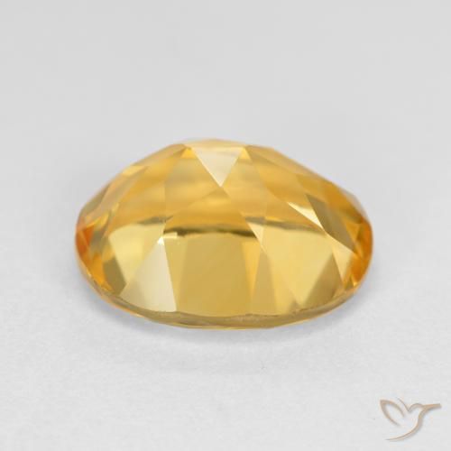 3.60克拉天然黄水晶，椭圆形，VVS