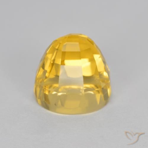 2.81克拉天然黄水晶，花式切割，VVS-VS