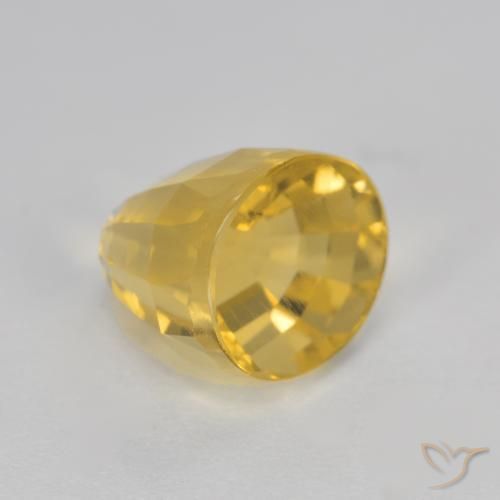 2.81克拉天然黄水晶，花式切割，VVS-VS