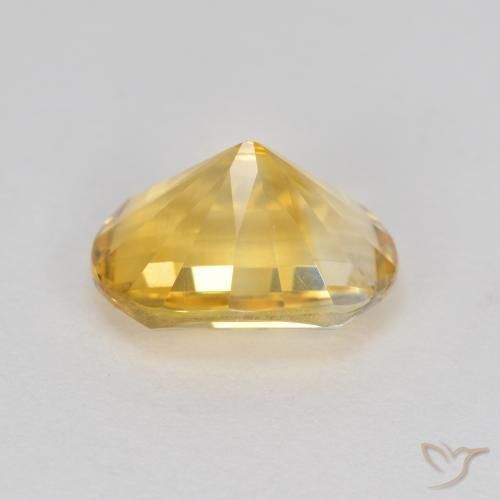 2.42克拉天然黄水晶，椭圆形，VVS
