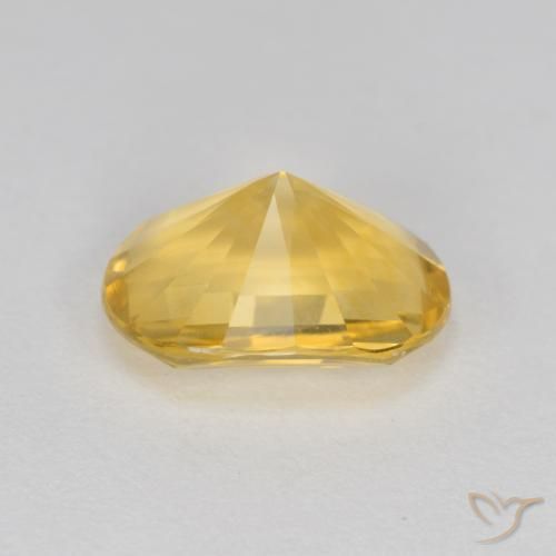 2.22克拉天然黄水晶，椭圆形，VVS
