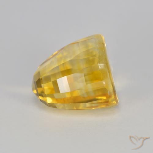 3.06ct 天然 金色 黄水晶, 花式切割, VVS-VS