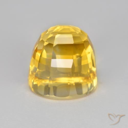 3.06克拉天然黄水晶，花式切割，VVS-VS