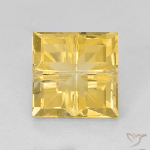 1.82ct 天然 金黄色 黄水晶, 正方形, VS