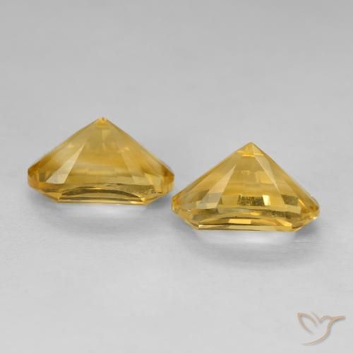 5.07克拉天然黄水晶，椭圆形，VVS-VS