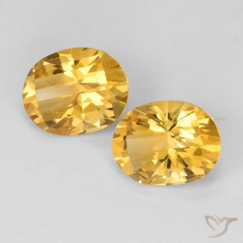 4.82克拉天然黄水晶，椭圆形，VVS-VS