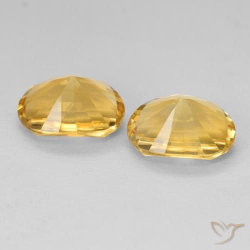 4.82克拉天然黄水晶，椭圆形，VVS-VS