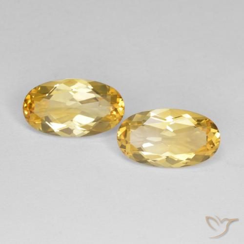 7.02ctw 天然 中金 黄水晶, 椭圆形, VVS
