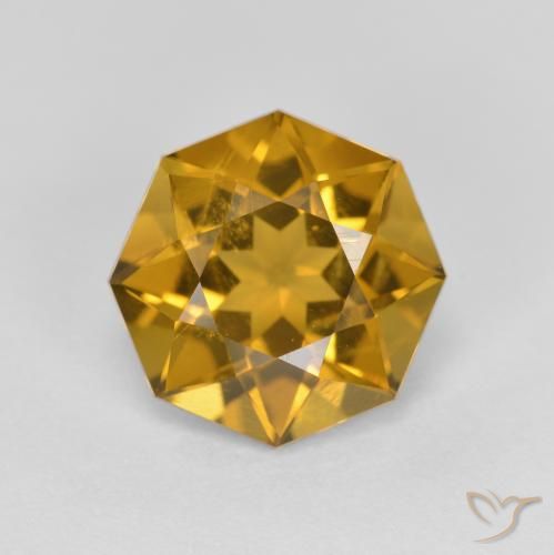 2.78ct 天然 棕金色 黄水晶, 祖母绿式切割, VS