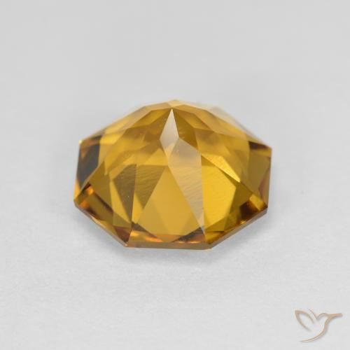 2.78克拉天然黄水晶，八边形，VS
