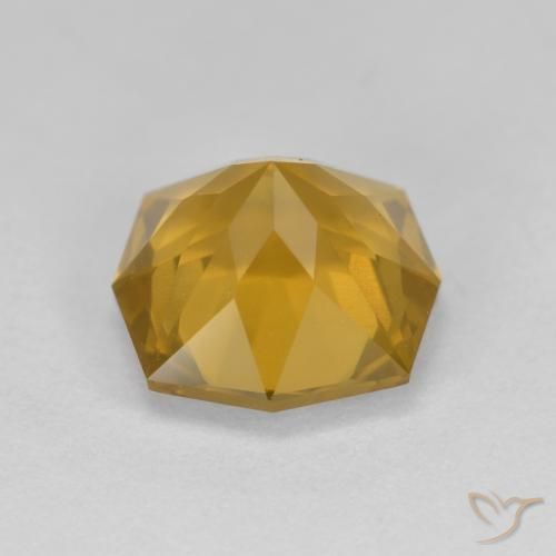 3.72克拉天然黄水晶，花式切割，VVS-VS