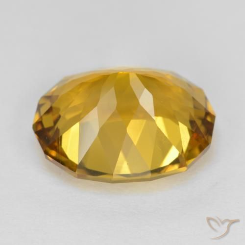 4.09克拉天然黄水晶，花式切割，VS