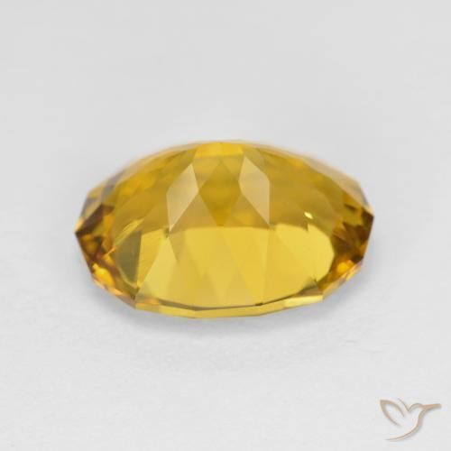 4.37克拉天然黄水晶，花式切割，VS