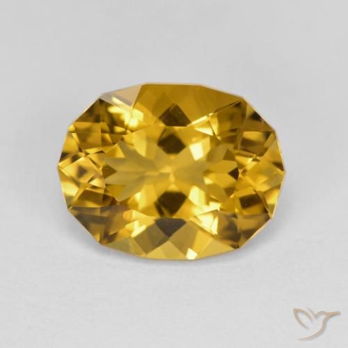 4.10ct 天然 棕金色 黄水晶, 花式切割, VVS