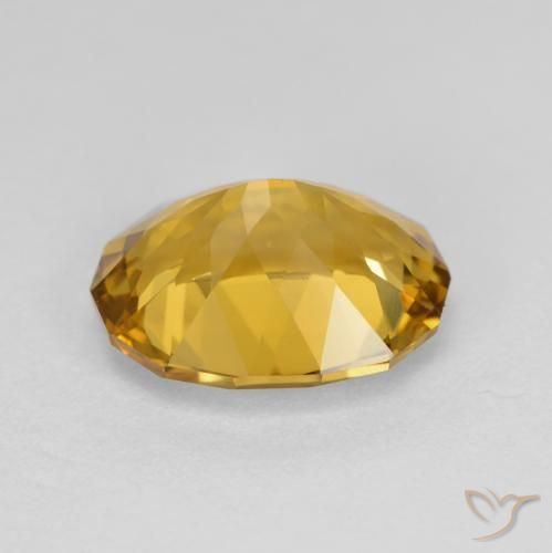 4.10克拉天然黄水晶，花式切割，VVS