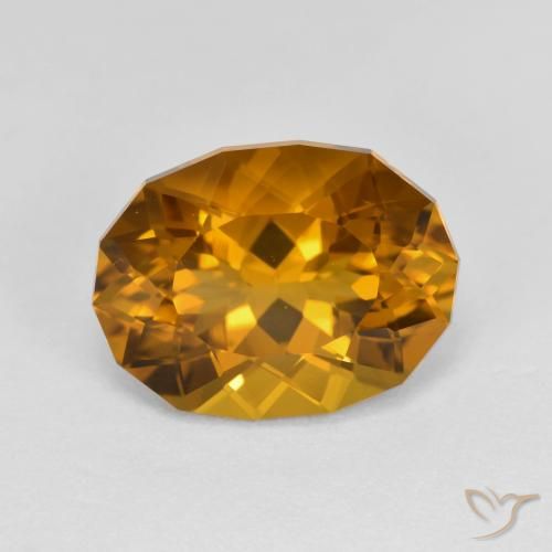 4.59ct 天然 金棕色 黄水晶, 花式切割, VVS