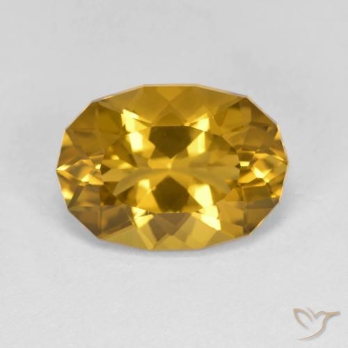 3.37ct 天然 金橙 黄水晶, 花式切割, VVS