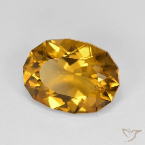 4.26克拉天然黄水晶，花式切割，VVS