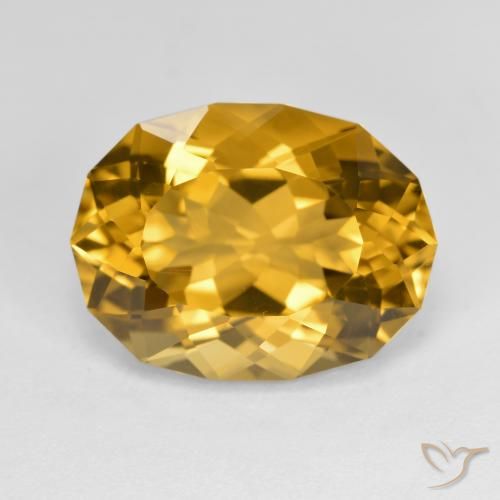 9.60ct 天然 金棕色 黄水晶, 花式切割, VVS-VS