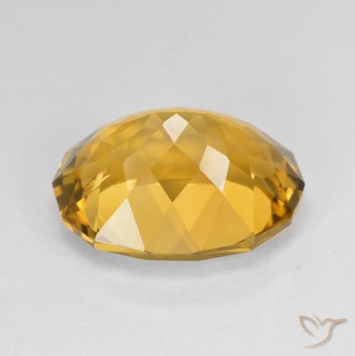 9.60克拉天然黄水晶，花式切割，VVS-VS