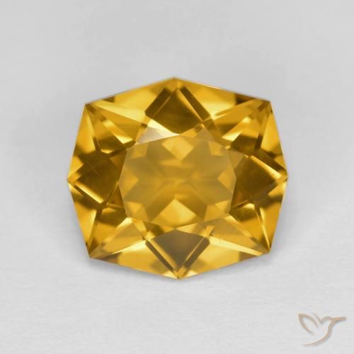 3.11ct 天然 棕金色 黄水晶, 花式切割, VVS