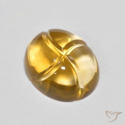 2.33ct 天然 金橙 黄水晶, 椭圆形, VVS-VS
