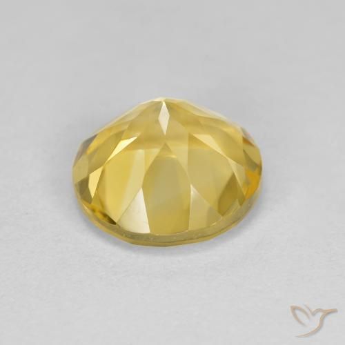 1.90克拉天然黄水晶，圆形的，VS