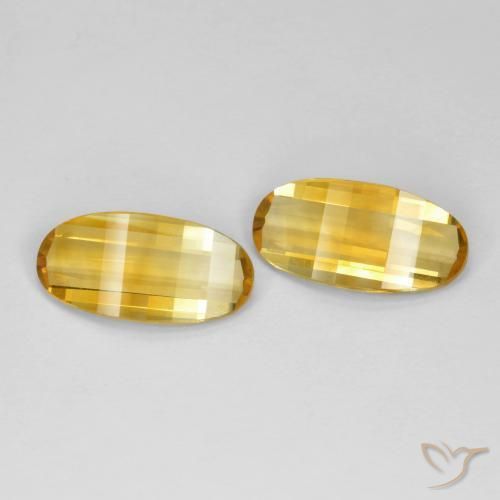 4.76ctw 天然 金色 黄水晶, 花式切割, VVS-VS