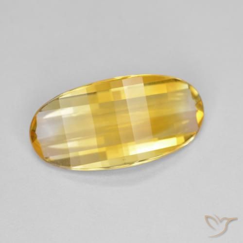 2.37克拉天然黄水晶，花式切割，VVS