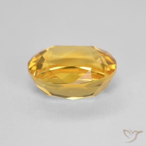 2.67克拉天然黄水晶，椭圆形，VVS-VS