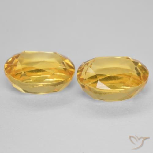 5.56克拉天然黄水晶，椭圆形，VVS-VS