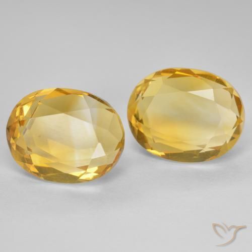 5.69克拉天然黄水晶，椭圆形，VVS-VS