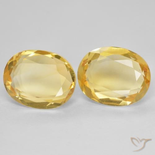 5.02克拉天然黄水晶，椭圆形，VVS-VS