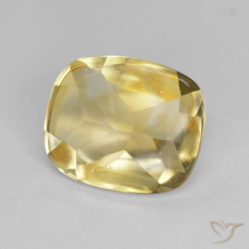 4.68ct 天然 金色 黄水晶, 软垫, 透明