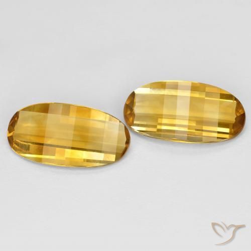 4.82克拉天然黄水晶，椭圆形，VVS-VS