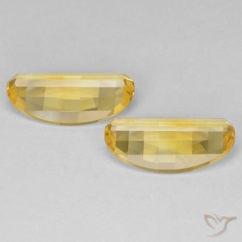 4.97克拉天然黄水晶，椭圆形，VVS-VS