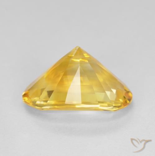 5.27克拉天然黄水晶，椭圆形，VVS