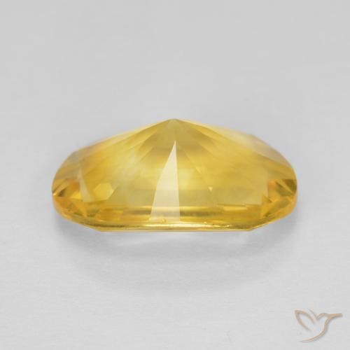 4.79克拉天然黄水晶，椭圆形，VVS
