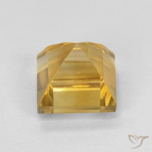 1.40克拉天然黄水晶，正方形，VVS-VS