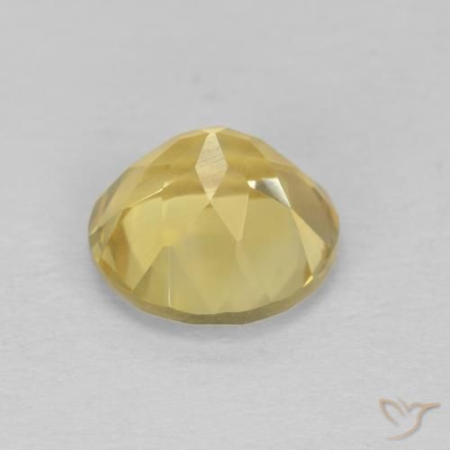 1.31克拉天然黄水晶，圆形的，VS
