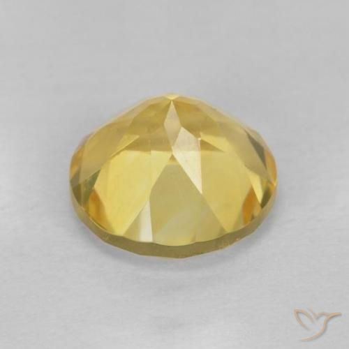 1.30克拉天然黄水晶，圆形的，VVS