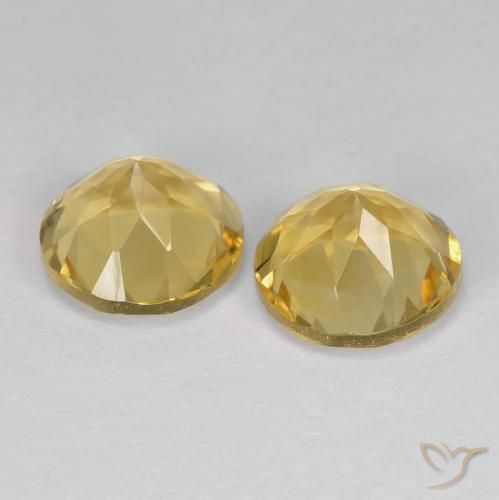 3.79克拉天然黄水晶，圆形的，VVS