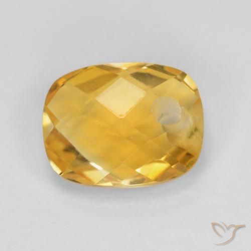 1.85ct 天然 中金 黄水晶, 软垫, VVS-VS