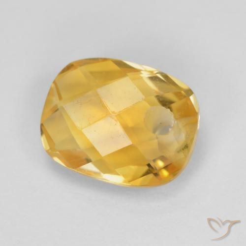 1.85克拉天然黄水晶，软垫，VVS-VS