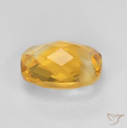 1.85克拉天然黄水晶，软垫，VVS-VS