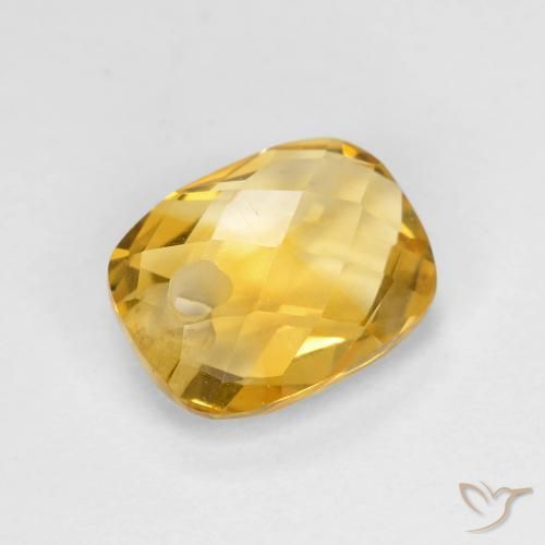 1.97克拉天然黄水晶，软垫，VVS-VS