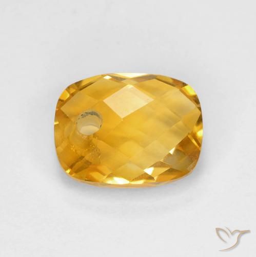 1.98ct 天然 深金橙色 黄水晶, 软垫, VS
